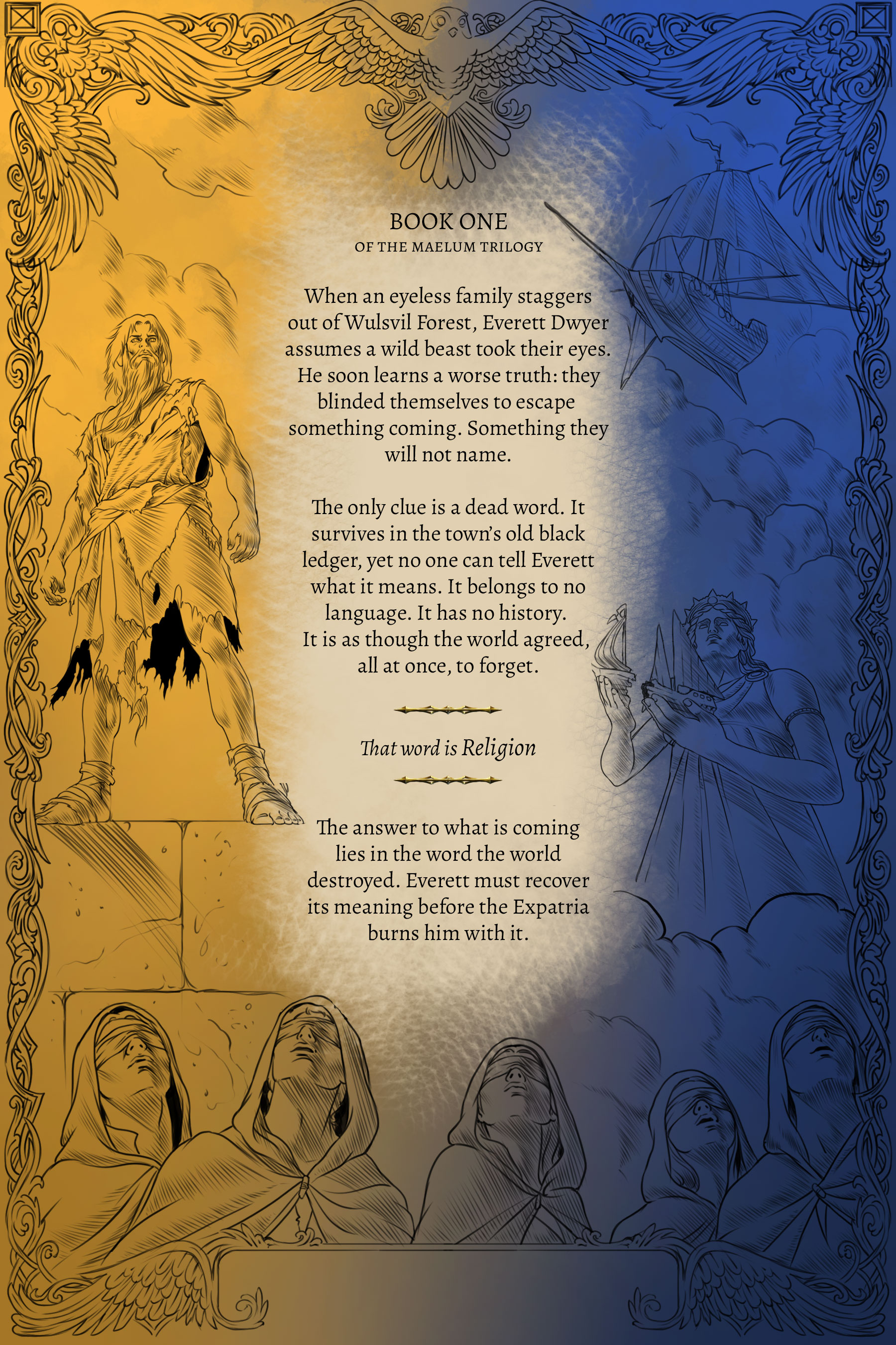 The Burned Name back cover.